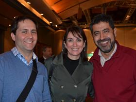 Dres. Ricardo Wegmann, Rosamería Kohler y Eduardo Sáez