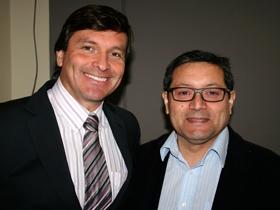 Sr. Luis Alberto Lindermeyer y Dr. Abdón Guerra