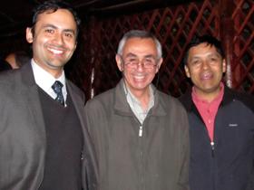Sr. Mauricio Espina y Dres. Osvaldo Ruz y Eduardo Melo