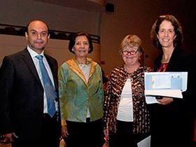 Dres. Sergio Bozzo, Cecilia Sepúlveda, Carol Pfeiffer y Lynn Kosowics
