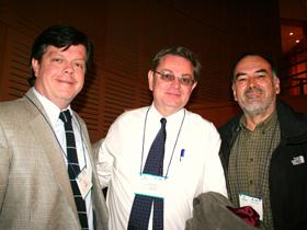 Dres. Jorge Roque, Westher de Carvalho y Pedro Lorca