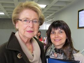 Sra. Ingrid Ramdohr y Dra. Carolina Delgado