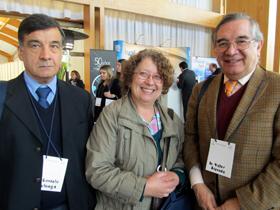 Dres. Gonzalo Zuloaga, Nancy Amthauer y Víctor Acevedo
