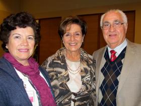 Dra. Ana Olave, Sra.María Eliana Aedo y Dr. Jorge Pinto