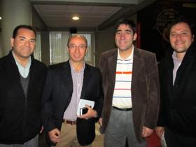 Dres. Christian Carreño, Felipe Pizarro, Octavio Polanco y Agustín Mena