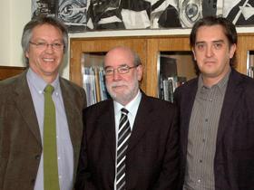 Dres. Óscar Artega, Enrique Accorsi y Sr. Alex Alarcón