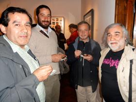 Dres. Víctor Caro y Gonzalo Gil, Sr. Francisco Peña y Dr. Cristián Acevedo