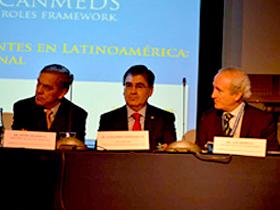 Dr. Felipe Heusser, Sr. Guillermo Marshall y Dr. Luis Ibáñez