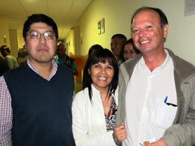 Dres. Jorge Moscoso, Orquídea Arredondo y Francisco Javier Donoso
