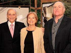 Don Emilio Saval, Sra. Rosita Lira y Sr. Francisco Gazitúa