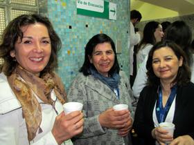 Dras. Gloria Retamal, Ana María Fuentes y Patricia Dreves