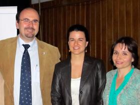 Dres. Luis Zúñiga, María Inés Brugal y Judith Ibarra