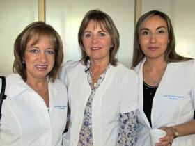 Dras. Eliana Selman, Ximena Gallegos y María Lucía Vega