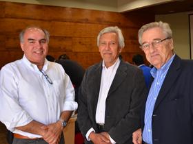 Dres. Ricardo Yáñez, Eduardo Focacci y Horacio Repetto
