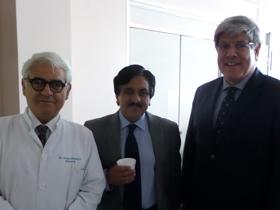 Dres. Arturo Kirberg, Manuel Moya y Fernando Maluenda