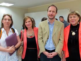 Dres. María de la Luz Elwin, Verónica Vitriol, Rodrigo Figueroa y Kristina Weil