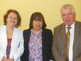 Dra. Lilian Fernández, Sra. Patricia Pineda y Dr. Guillermo Soza