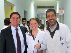 Sr. Danilo Giusto, Dra. Jimena Cevo y Dr. Eduardo Saéz