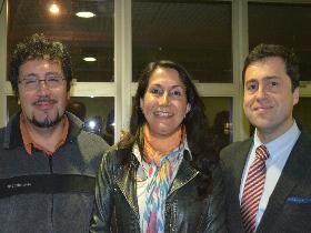Dres. Gonzalo Cancino, Angélica González y Nicolás Carrión