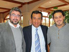 Dres Pablo Salgado, Pedro Luna y José Luis León