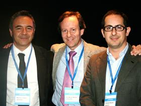 Dres. Mauricio Campos, Marcelo Molina y Sebastián Mobarec