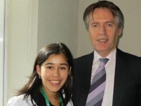 Dra. Patricia Díaz y Sr. Carlos von Plessing