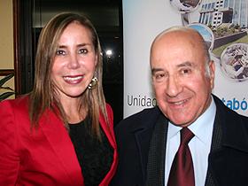 Sra. Mercedes Zárate y Dr. Carlos Akel