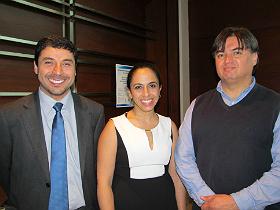 Dres. Rodrigo Barrera, Yamile Haito y Marcelo Beltrán