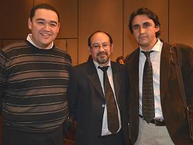 Dres. Leonardo Contreras, Álvaro Cavieres y Ulises Ríos