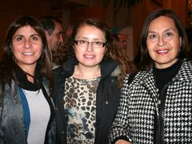 Dras. Andres Rojas, Mabel Muga y Rosa María Vergara