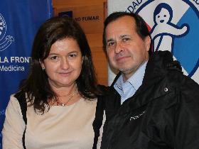Sra. Vilma Aedo y Dr. Daniel Troya