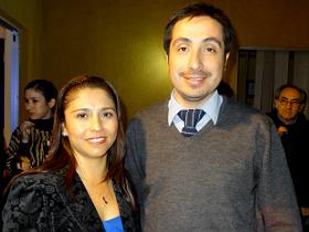 Srta. Leyla Calderón y Dr. Cristian Tabilo