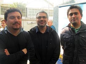 Dres. Andrés Soto, Roberto Valenzuela y Carlos Manríquez