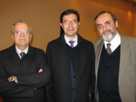 Dres. Claudio Gamboa, Rodrigo Miranda y Marcelo Calderara