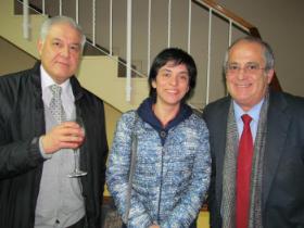 Dr. Claudio Seguel, Srta. Paula Rodríguez y Dr. Jaime Tapia