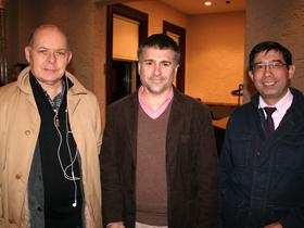 Dres. Antonio Monzalvet, Aldo Rimassa y Luis Alberto Suazo