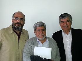 Dres. Ricardo Espinoza, Carlos Gajardo y José Cofré