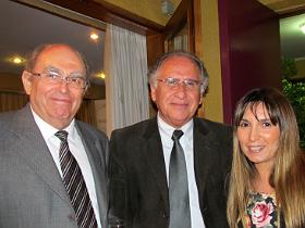 Dres. Guillermo Galán, Cesar Vera y Srta. Gabriela Bravo