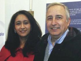 Sra. Pamela Serón y Dr. Fernando Lanas