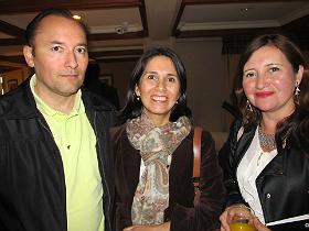 Dres. Nelson Cerpa, Paulina Corco y Helga Manríquez