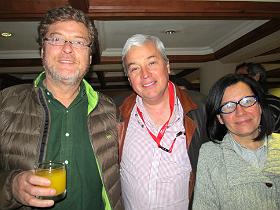 Dres. Iván Larenas, Enrique Gómez y Loreto Vergara