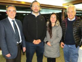 Dres. Mario Calvo, Eugenio Montaner, Macarena Oporto y Leopoldo Romero