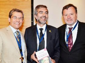Dres. Enrique Jadrecic, José Luis Castillo y Hernán Silva