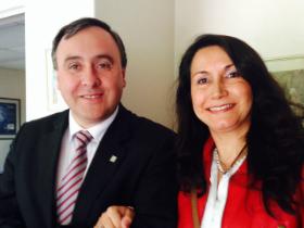 Sr. Guillermo Otárola y Dra. Angélica González