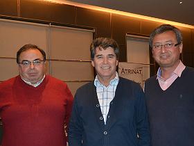 Dres. Diego Barros, Guillermo Miranda y Leopoldo Parada