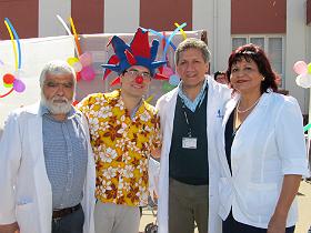 Dr. Guillermo Guerrero, Sr. Marcelo Valenzuela y Dres. Fernando Carvajal y Sylvia Serrano