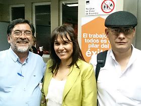 Dres. Rafael Arcos, Mariana Barboza y Humberto Sepúlveda