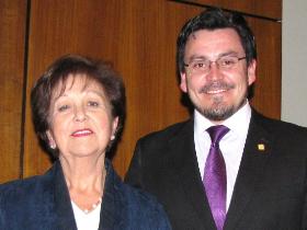 Dra. Sonia Figueroa y Sr. Claudio Carrasco