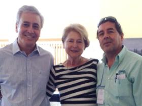 Sres. Jorge Urbina e Ingrid Ramdohr y Dr. Jorge Muñoz