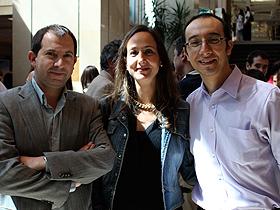 Dres. Pablo Ferrer, Daniela Saieh y Jorge Nakauzi